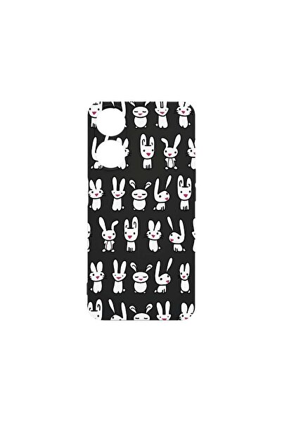 bestcase Λεπτή Θήκη Σιλικόνης 0.8MM, Συμβατή με OPPO A78 5G, Σχέδιο Κουνέλια,...