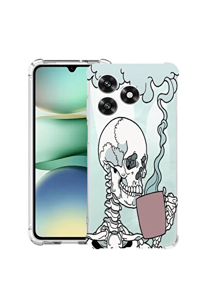 bestcase Противоударен калъф 1.5 мм, съвместим с Honor X5c Plus / X5c, с диза...