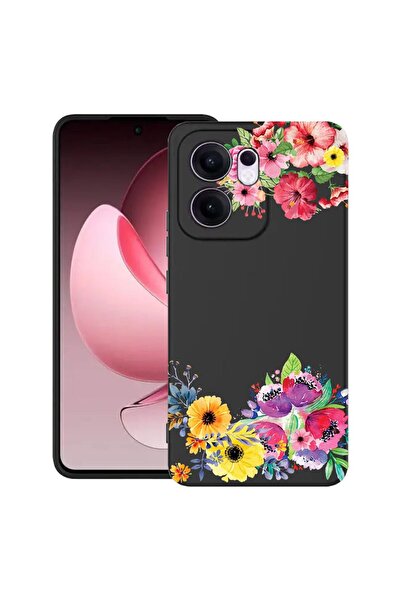 bestcase Husă pentru OPPO Reno13 F 5G, Silicon subțire premium de 1.2MM, Flor...