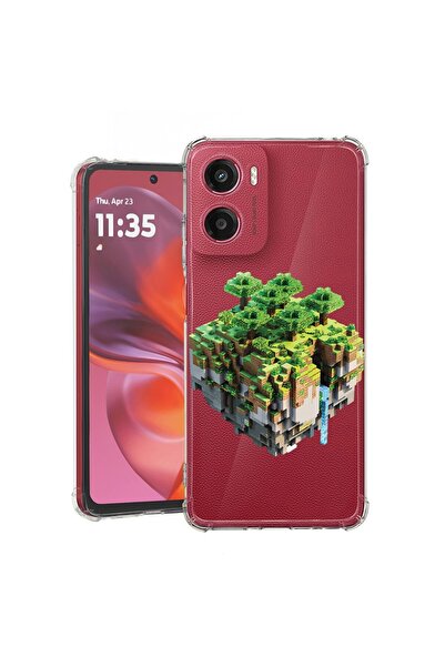 bestcase Θήκη για Motorola Moto G06 με σχέδιο Minecraft, Αντικραδασμική, Ενισ...