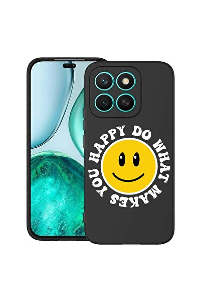 bestcase ¬Æ Husa pentru Honor X8C, Happy Smiley, Slim Silicon 0.8MM, Antisoc,...