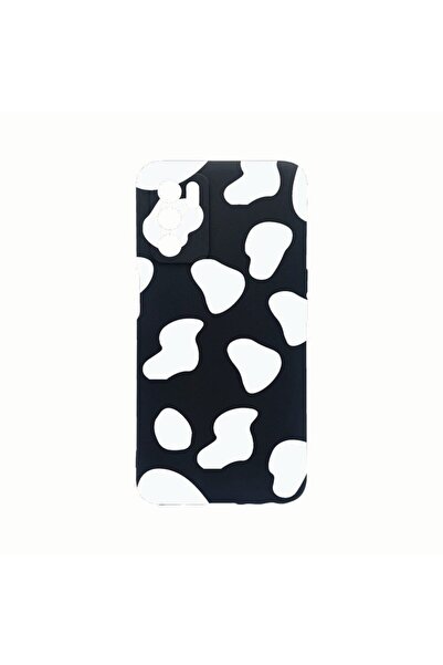 bestcase Husa Silicon, Compatibila cu Oppo A16, Black Cow, Rezistenta la uzur...