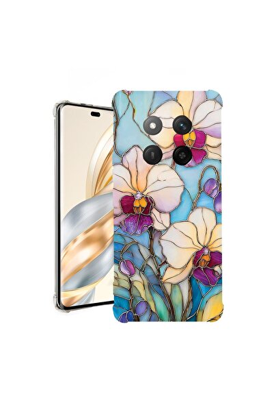 bestcase Husa Αντικραδασμική Συμβατή με Honor Magic7 Lite, Φλοράλ - Ορχιδέα μ...