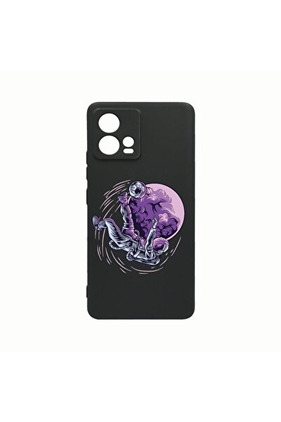 bestcase Husa Silicon, Compatibila Cu Motorola Edge 30 Fusion, Astronaut Foot...