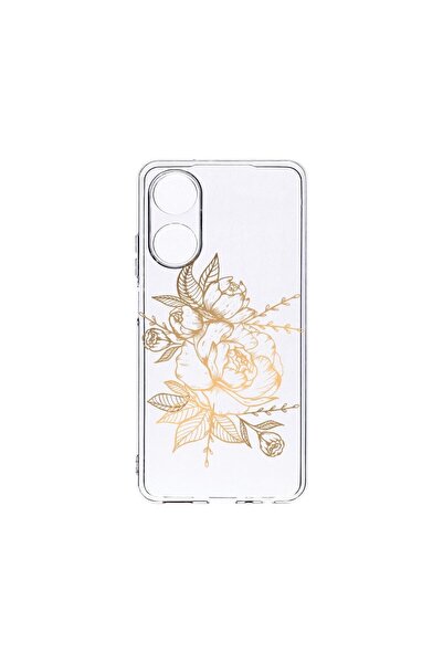 bestcase Διαφανής Θήκη Σιλικόνης 2MM, Συμβατή με OPPO A98 5G, Χρυσό Ροζ, Αντι...