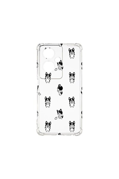 bestcase Противоударен калъф 1.5ММ, съвместим с OPPO Reno 11F, с десен на бул...