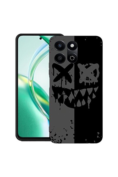 bestcase ¬Æ Husa pentru Honor 200 Smart, Slim Silicon, Smiley, Protectie came...