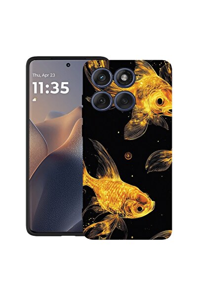 bestcase Θήκη για Poco X6 5G με σχέδιο χρυσών ψαριών, TPU Ματ Εξαιρετικά Λεπτ...