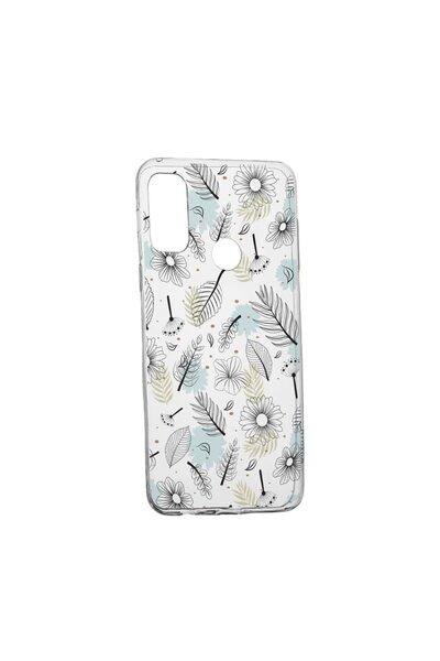bestcase Husa Silicon Compatibila Cu Motorola Moto E40, Flowers, rezistenta l...