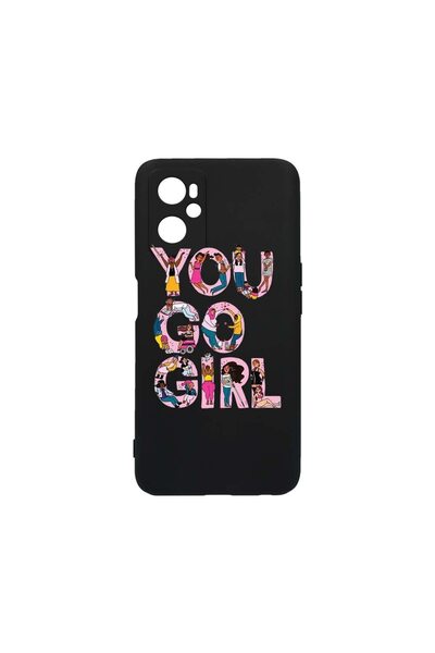 bestcase Тънък силиконов калъф 0.8ММ, съвместим с OPPO K10 4G, Girl Power, ус...