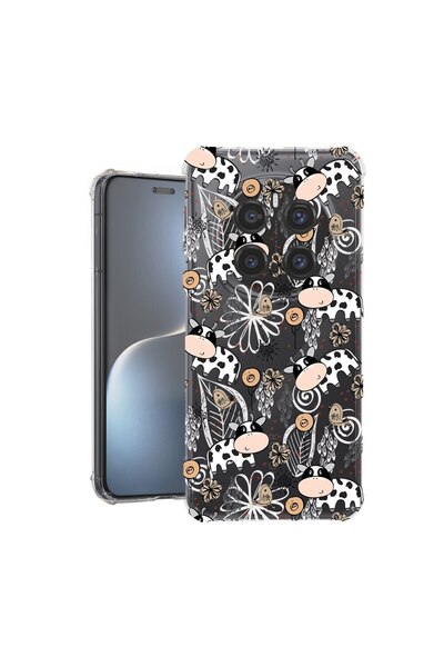 bestcase Θήκη για Honor Magic7 Pro, Αντικραδασμική 1.5MM, Με σχέδιο αγελάδας,...