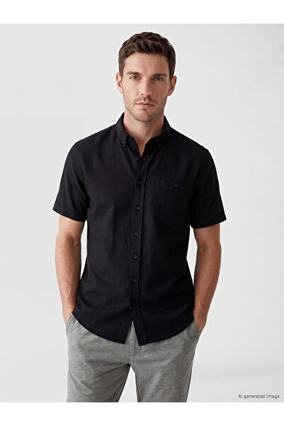 LC Waikiki Timeless Clothing & Timeless Choices Standard Fit Dobby Men's Shirt