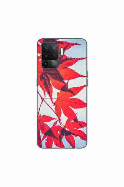 OEM Husa compatibila cu Oppo Reno5 Lite Silicon Gel Tpu Model Frunze de toamna