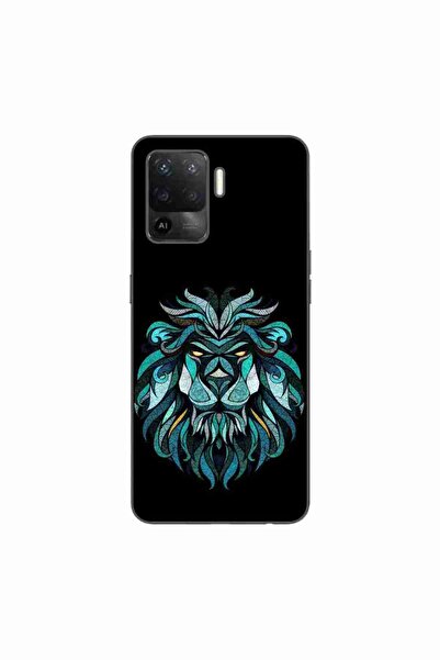 OEM Husa compatibila cu Oppo Reno5 Lite Silicon Gel Tpu Model Abstract Lion