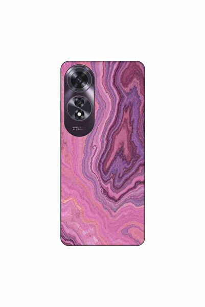 OEM Husa compatibila cu Oppo A60 4G Silicon Gel Tpu Model Pink Quartz Marble