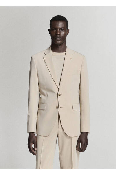 MANGO Man Slim fit Milan kumaş blazer ceket