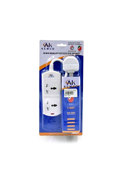 AK مقبس تمديد ثنائي الاتجاه Qc6122Bw-2Mtr