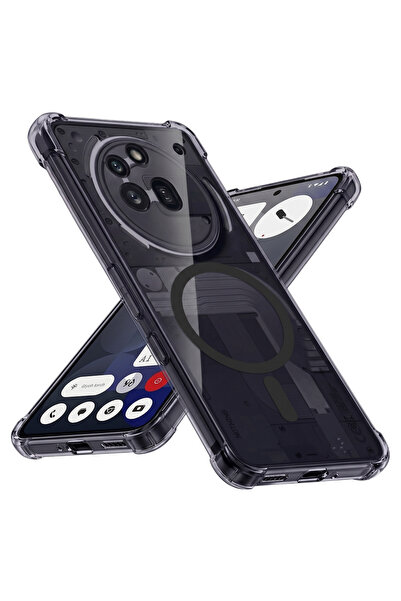 Evolium Husa Telefon pentru Nothing Phone (3a) Pro, MagSafe, Anti-Soc, Transp...