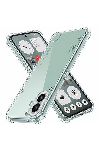 Techsuit Husă pentru Nothing CMF Phone 1, din silicon transparent, rezistentă...