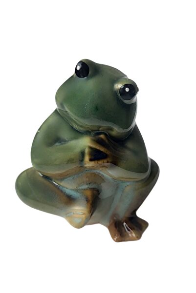 OEM STATUE BROASCA VERDE DE CERAMICA