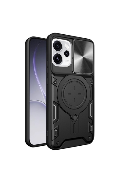 Techsuit Husa pentru Oppo Reno15, CamGuard Pro, protectie antisoc, negru