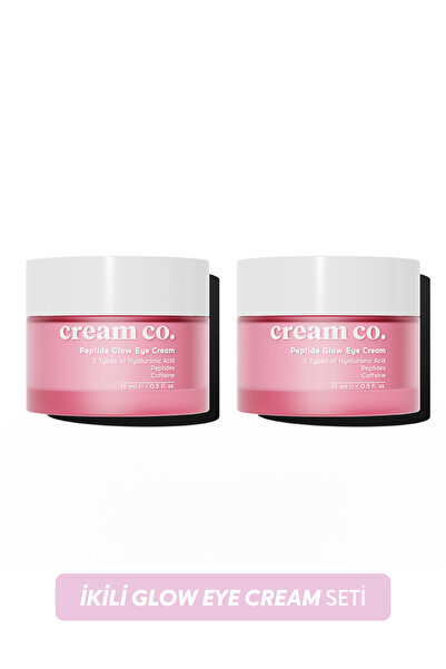 Cream Co. İkili Göz Kremi Seti Aydınlatıcı Göz Çevresi Kırışıklık Karşıtı Nem...