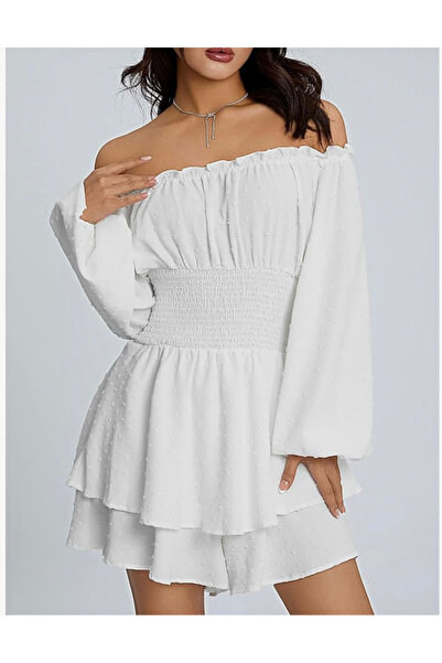 OMS Rochie scurta alba