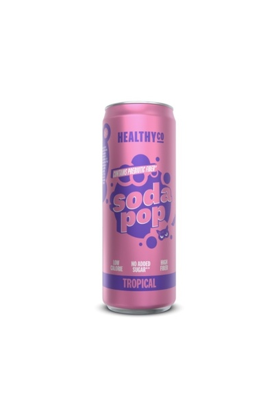 HealthyCo Băutură carbogazoasă cu aromă de fructe tropicale (cu prebiotice, f...