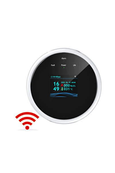 OEM Senzor inteligent de detectare a gazelor cu afișaj LCD și Wi-Fi, compatib...