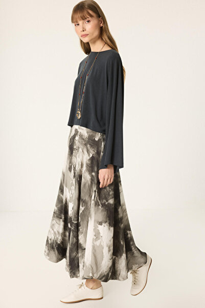 Touché Privé Abstract Patterned Skirt