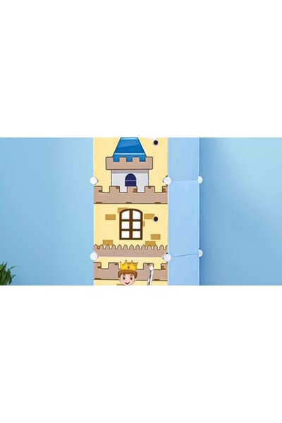OEM Dulap modular din plastic cu schelet metalic Castle Style, D3210, culoare...