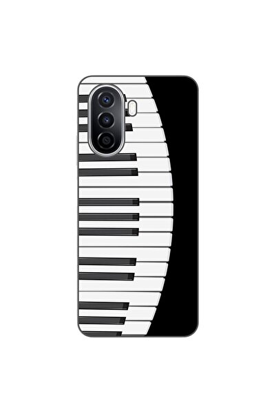 OEM Husa compatibila cu Huawei Nova Y70 Silicon Gel Tpu Model Piano Keys