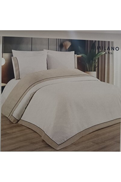 Irina Home 6 parçalı şönil pike takımı