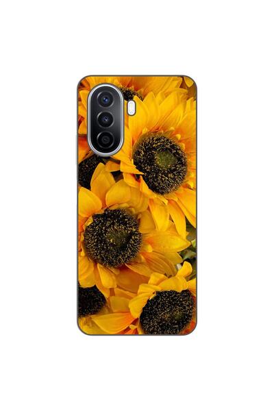 OEM Husa compatibila cu Huawei Nova Y70 Silicon Gel Tpu Model Floarea Soarelui