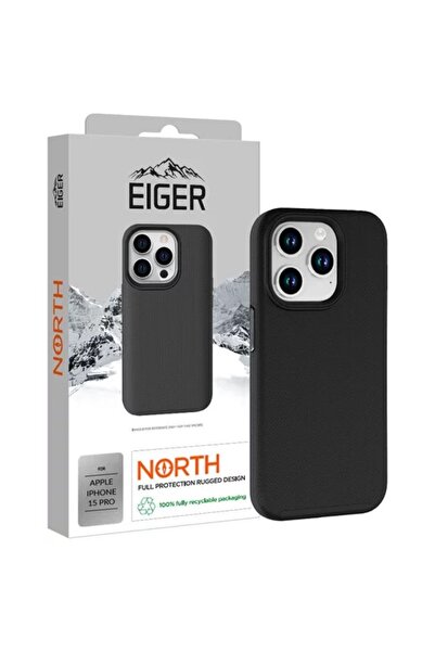 EIGER Husa North Case iPhone 15 Pro Black