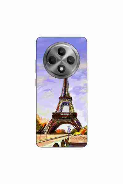 OEM Husa compatibila cu Oppo Reno12 FS Silicon Gel Tpu Model Desen Turnul Eiffel