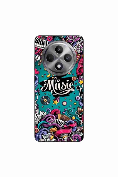 OEM Husa compatibila cu Oppo Reno12 FS Silicon Gel Tpu Model Pop Art Music