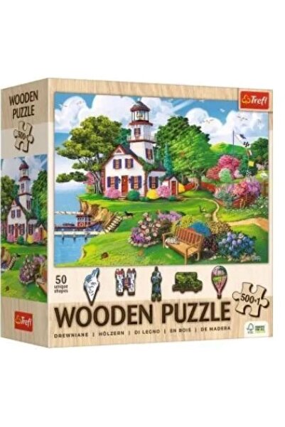 Trefl Puzzle din lemn 500+1 de piese Summer Vacation