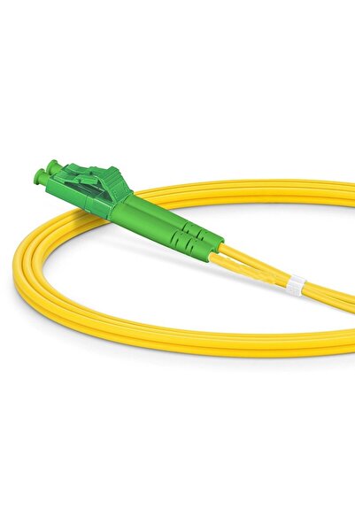 EQUIP Patchkabel E2000/APC->LC/APC 20.00m SM Duplex OS2 gelb