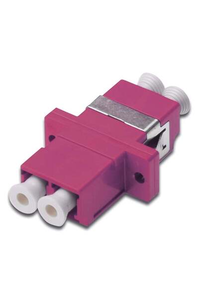 Digitus LWL Kupplung LC->LC Multimode Duplex OM4 violet