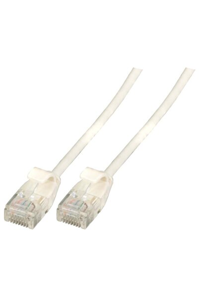EFB RJ45 Patchk. U/UTP Cat.6A TPE 3,6mm ultrafl. 0.15m wei√ü