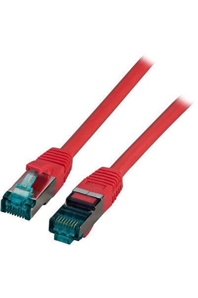 EFB Cablu patch RJ45 S/FTP Cat.6A LSZH 10.00m roșu