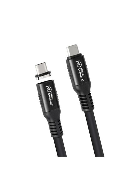 MicroConnect Cablu USB-C la USB-C 0,5m, Silicon magnetic premium, 240W, 8K, 4...