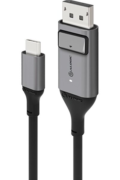 Alogic Cablu adaptor USB C Tip C - DisplayPort M/M 4K 60 Hz 1m, gri