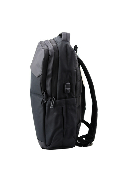 LEAN Rucsac business cu USB negru 16L