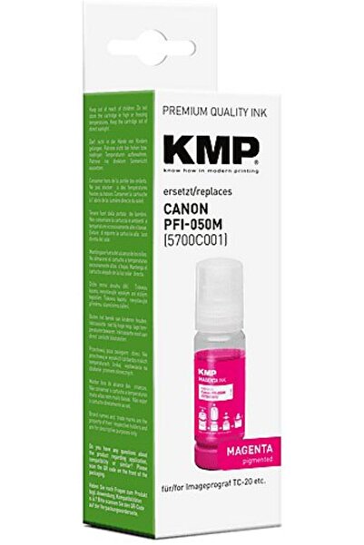 KMP Patrone Canon PFI050M (5700C001) magenta kompatibel