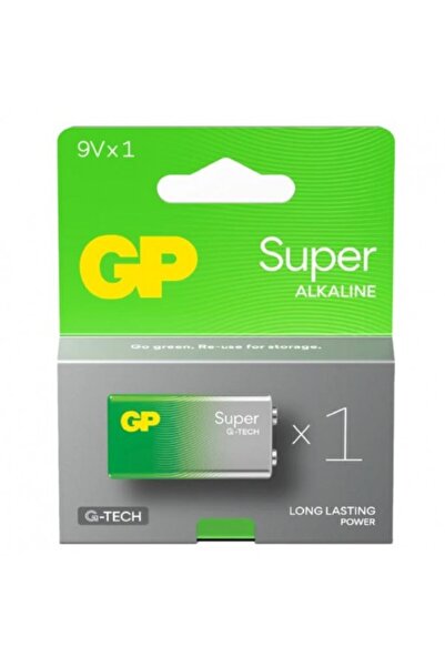 GP Bateria Super Alkaline 9V 6LR61 Luz