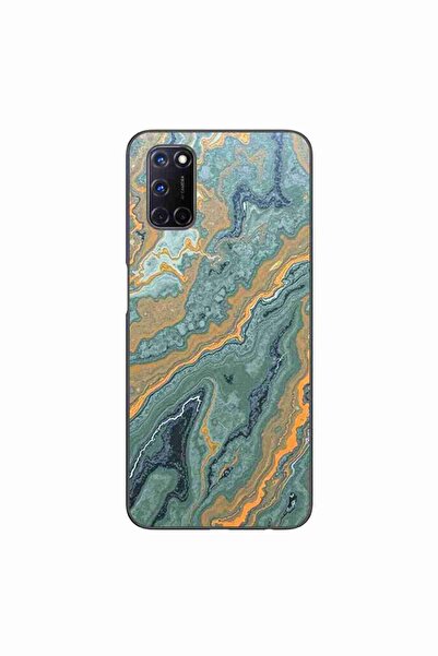 OEM Husa compatibila cu Oppo A72 Silicon Gel Tpu Model Forest Flame Marble