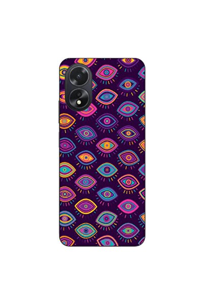 OEM Husa compatibila cu Oppo A38 4G Silicon Gel Tpu Model Tribal Eyes