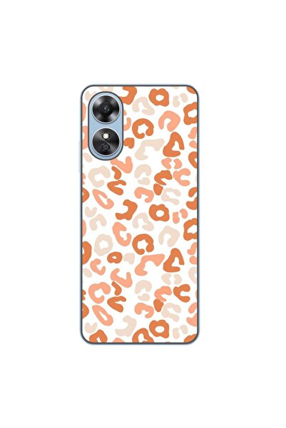 OEM Husa compatibila cu Oppo A17 Silicon Gel Tpu Model Animal Print Blush Che...